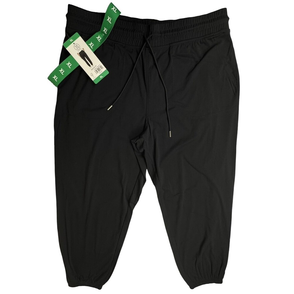Sage Collective Womens Size X-Large Joggers Athletic Sweat Pants Relaxed Black